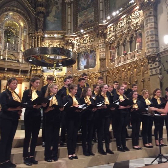 2017.7.15 S Chamber Choir Music (arts) Barcelona Trip Montserrat Abbey Performance