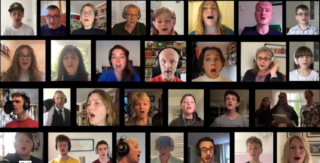 Video: Remote Choir Fly to Paradise