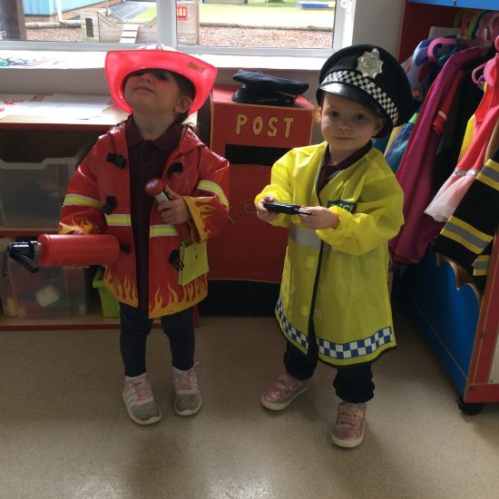 2021.09.17. Life. PP. Nursery. Dressing Up. Policeman Fireman (2)