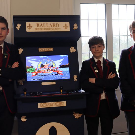 Pupils at Ballard School build working arcade machine