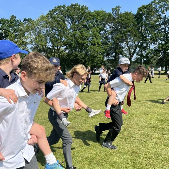 Ballard Pupils Walk the Childhood Day Roman Mile
