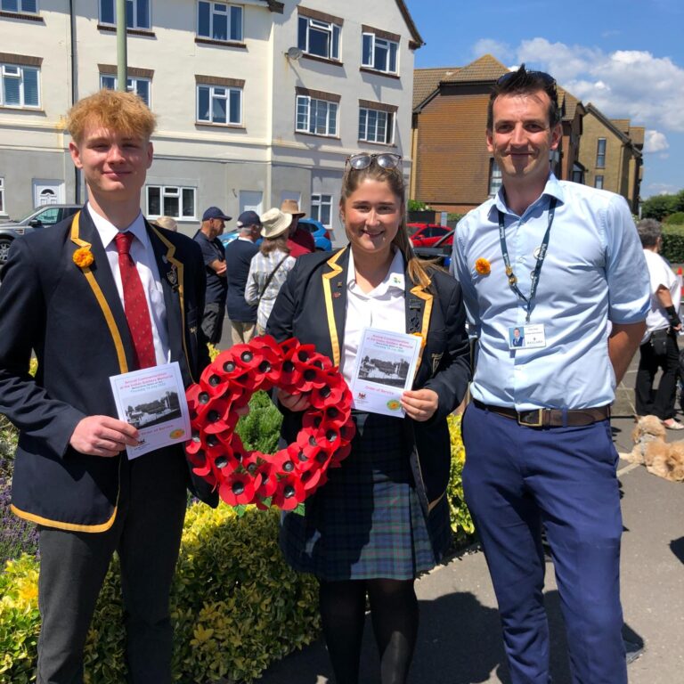 2025.07.11. Life. Senior. Remembrance Indian Soldiers. New Milton. Head Prefects Oli Rose ( (5)
