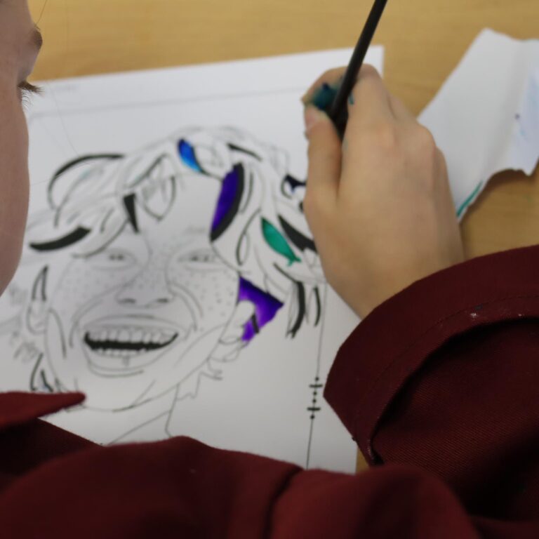 2025.10.03. Arts. UP. Y8. Art Portraits (14)