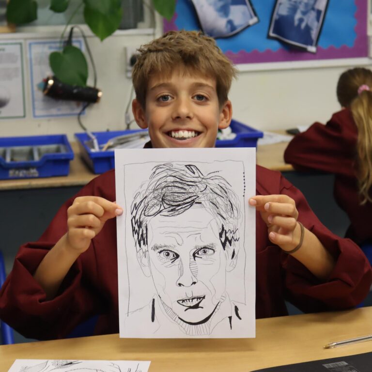 2025.10.03. Arts. UP. Y8. Art Portraits (17)