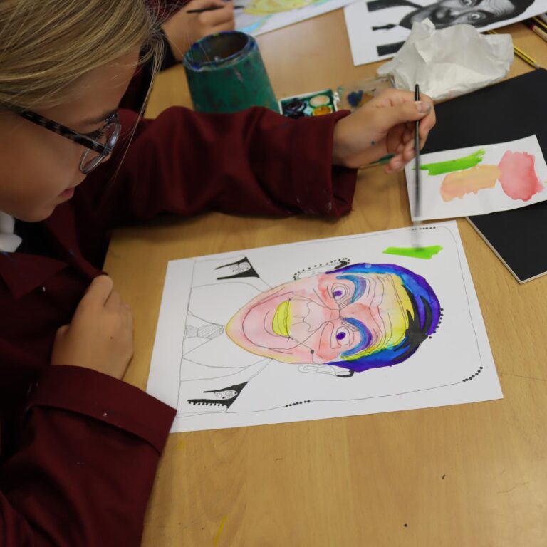2025.10.03. Arts. UP. Y8. Art Portraits (3)